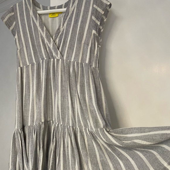 Roller Rabbit saanvi stripe empire waste tunic/coverup dress size small - Picture 3 of 5